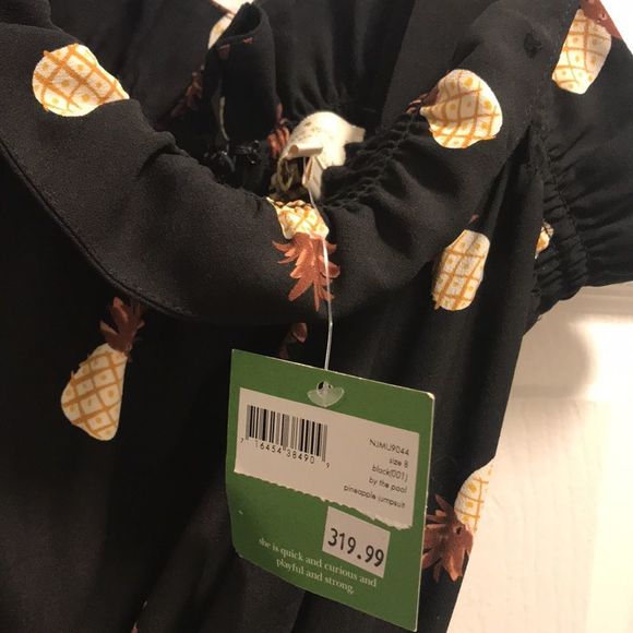 🎁 50% OFF Bundles 🎁 NWT Kate Spade Pineapple Jumpsuit - Picture 10 of 16